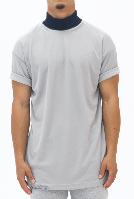 High Mock Neck T-Shirt