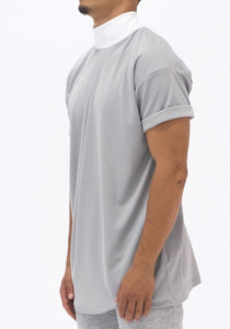 High Mock Neck T-Shirt