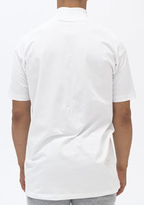 High Mock Neck T-shirt White 