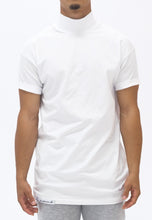 Load image into Gallery viewer, High Mock Neck T-shirt White 