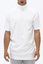 Load image into Gallery viewer, High Mock Neck T-shirt White 